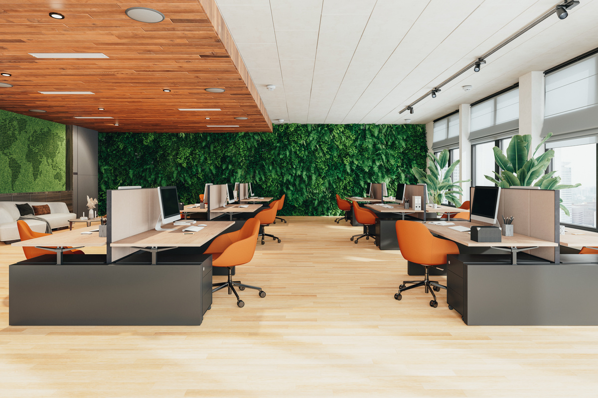 Sustainable Green Co-Working Office Space